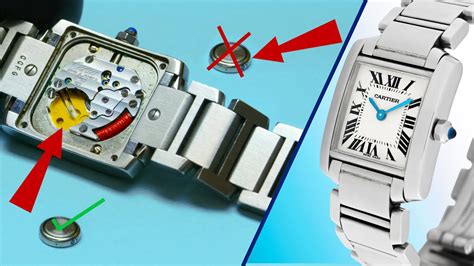 cartier watch crystal replacement|battery for cartier tank watch.